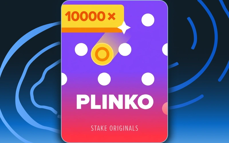 Lanza la bola en el juego Plinko de Stake y gana dinero real.