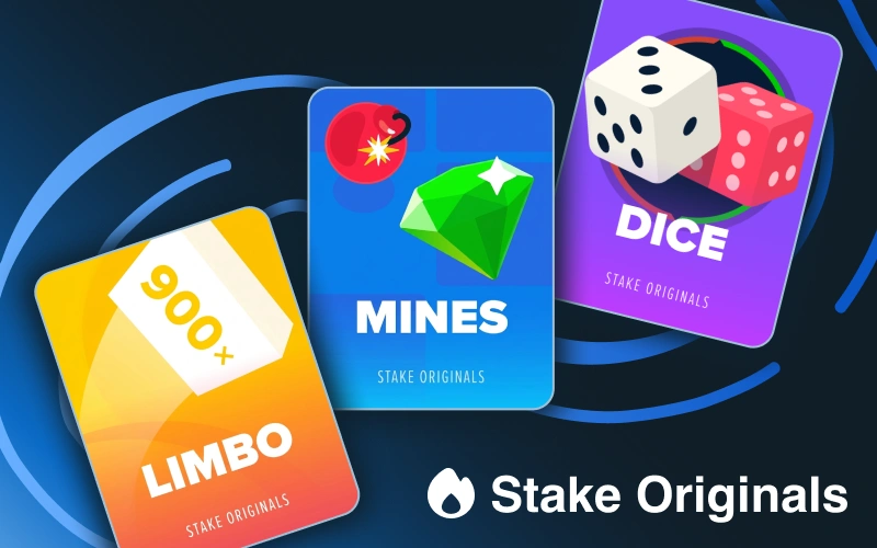 Obtén grandes recompensas con los títulos exclusivos de Stake Originals en el casino.